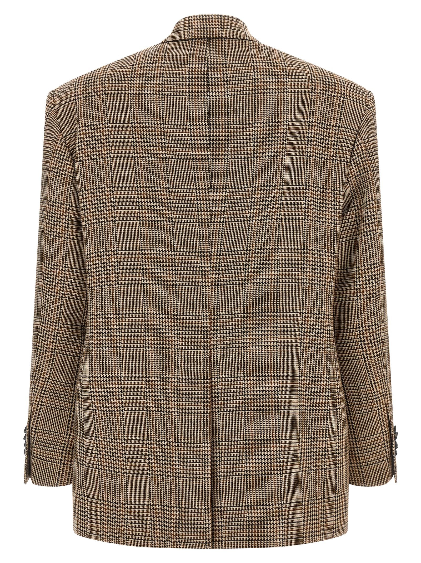 Brown Polyester Blazer