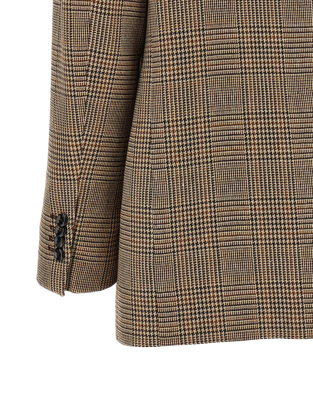 Brown Polyester Blazer