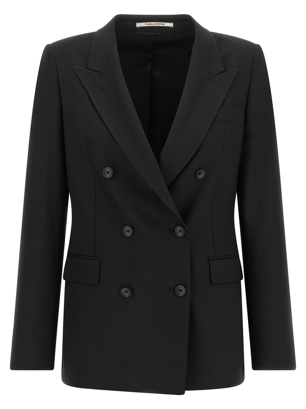 Black Polyester Blazer