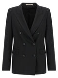 Black Polyester Blazer