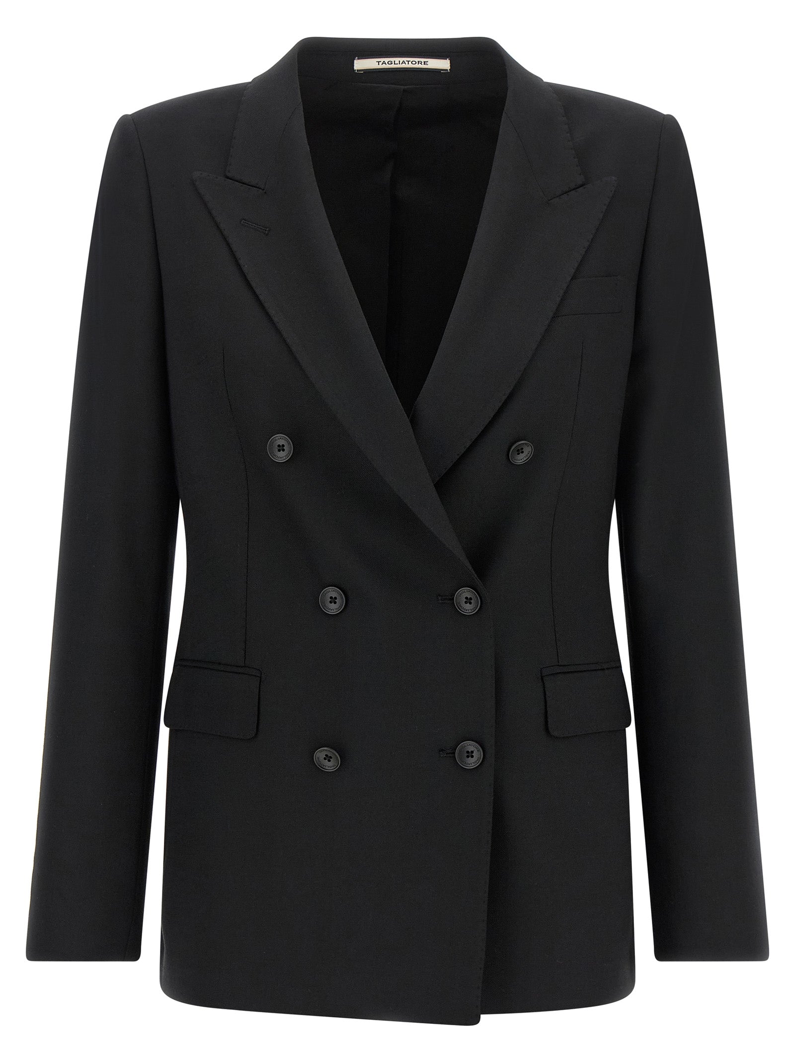 Black Polyester Blazer