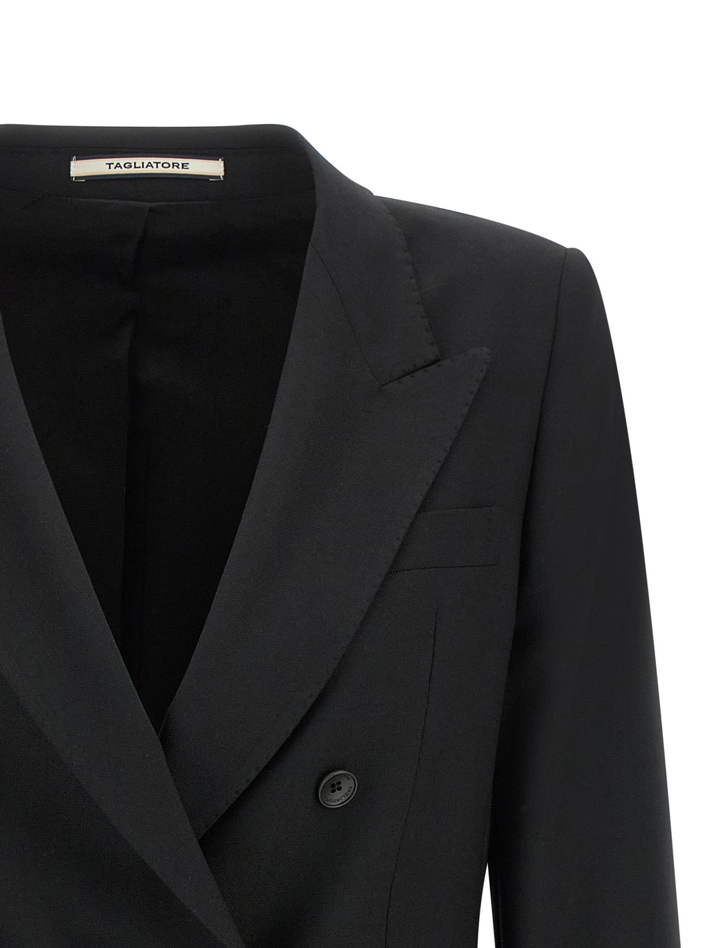 Black Polyester Blazer