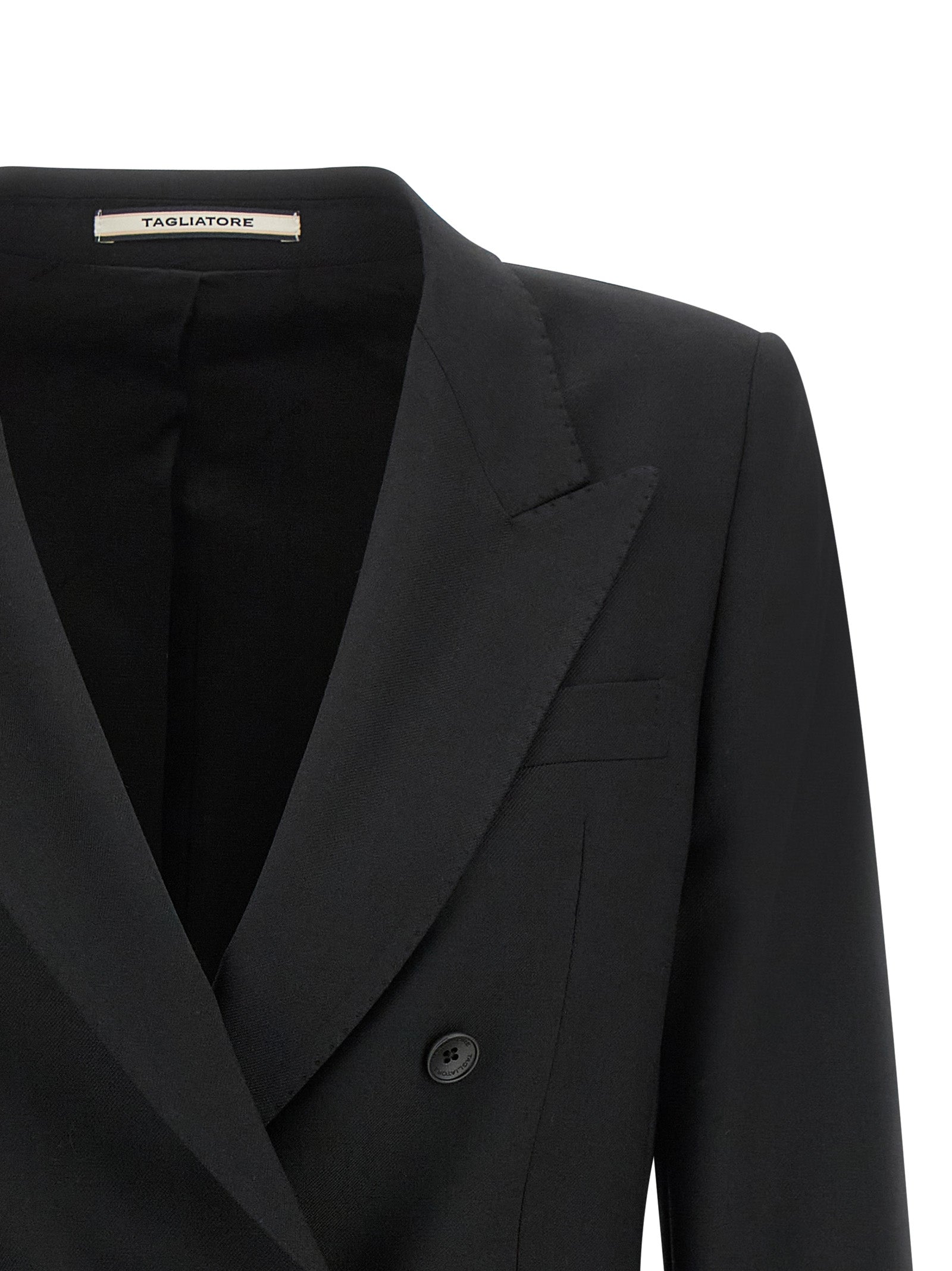 Black Polyester Blazer