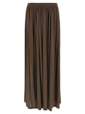 Brown Lyocell Mini Skirt