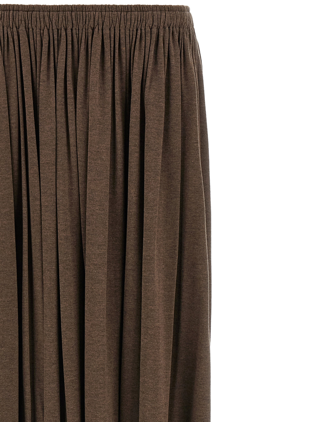 Brown Lyocell Mini Skirt