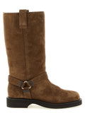 Brown Calfskin Over The Knee