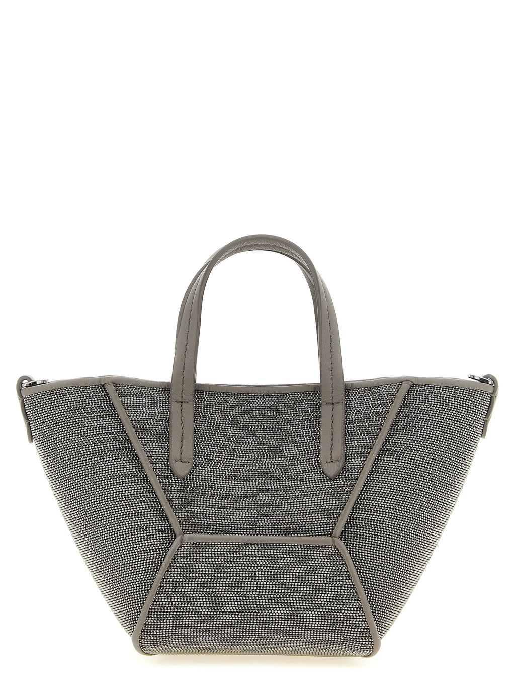 Gray Calfskin Handbag