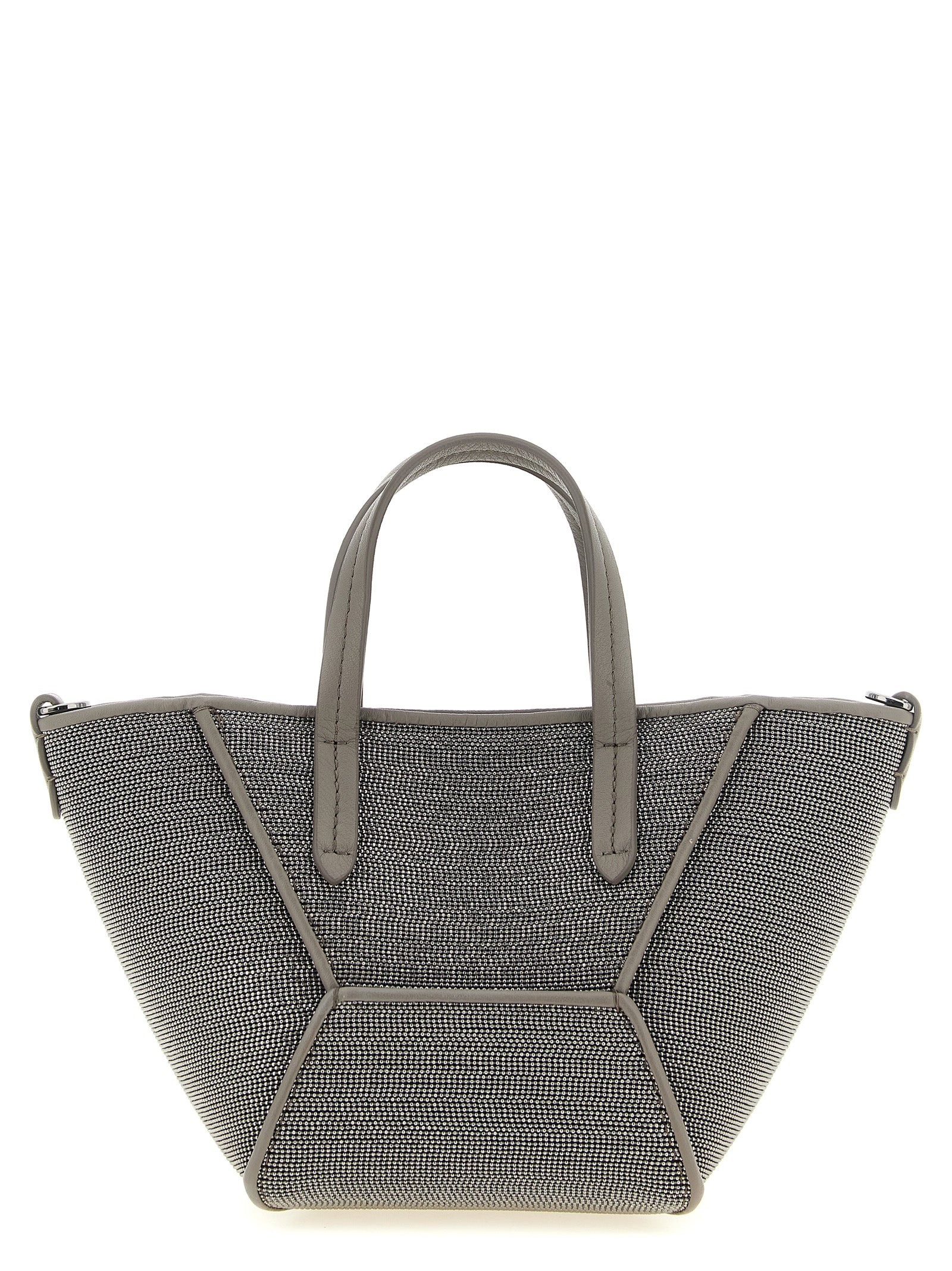 Gray Calfskin Handbag