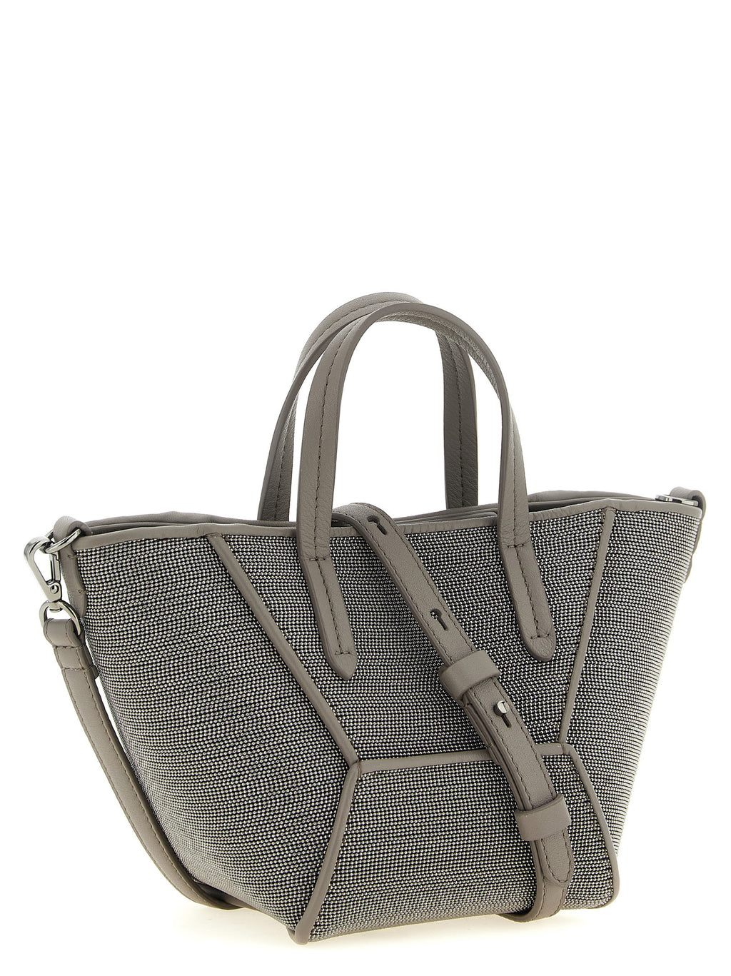 Gray Calfskin Handbag