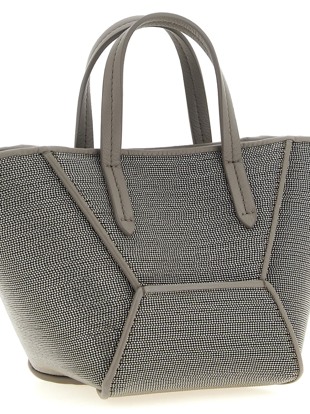 Gray Calfskin Handbag