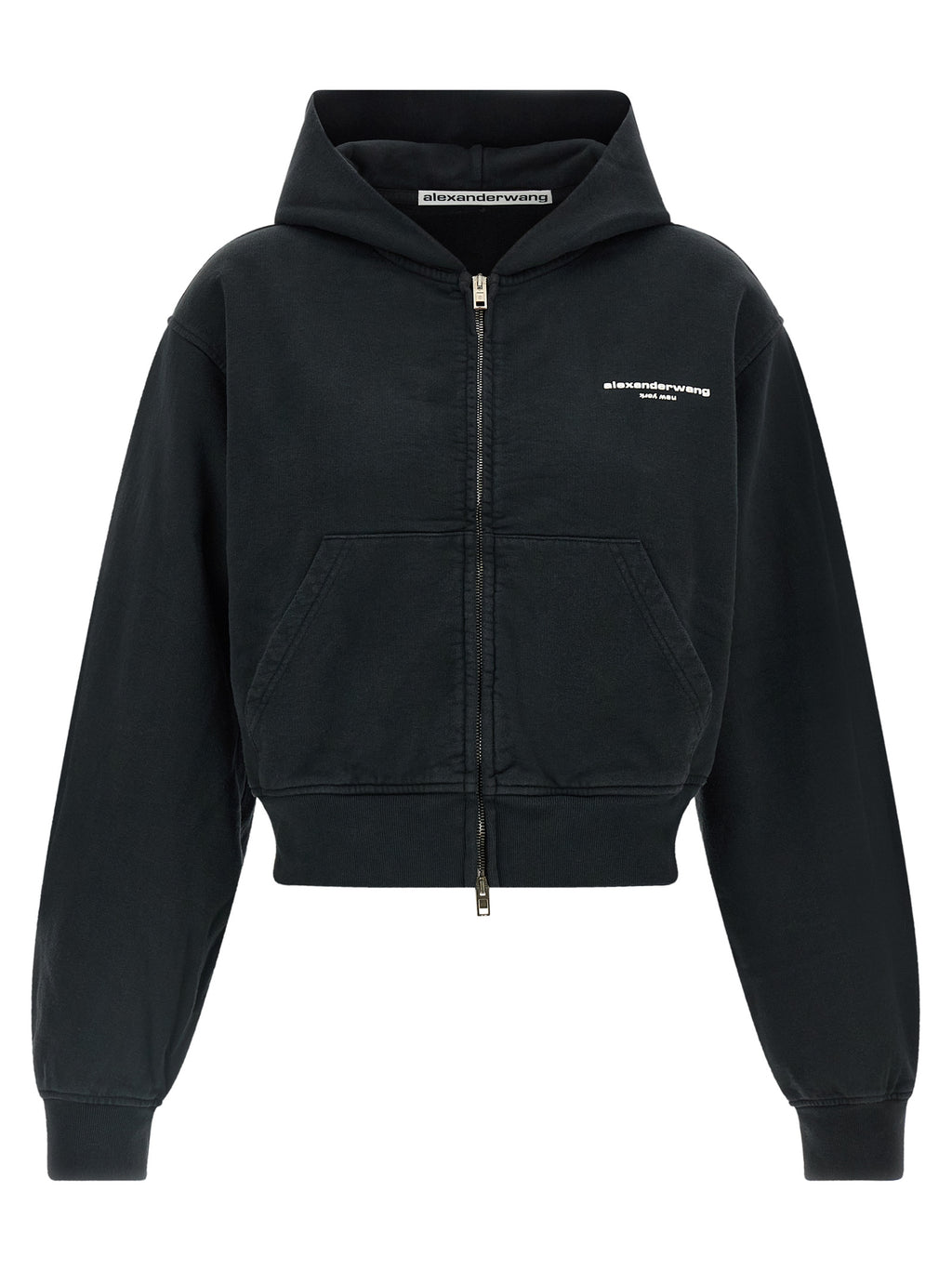 Black Cotton Sweatshirt