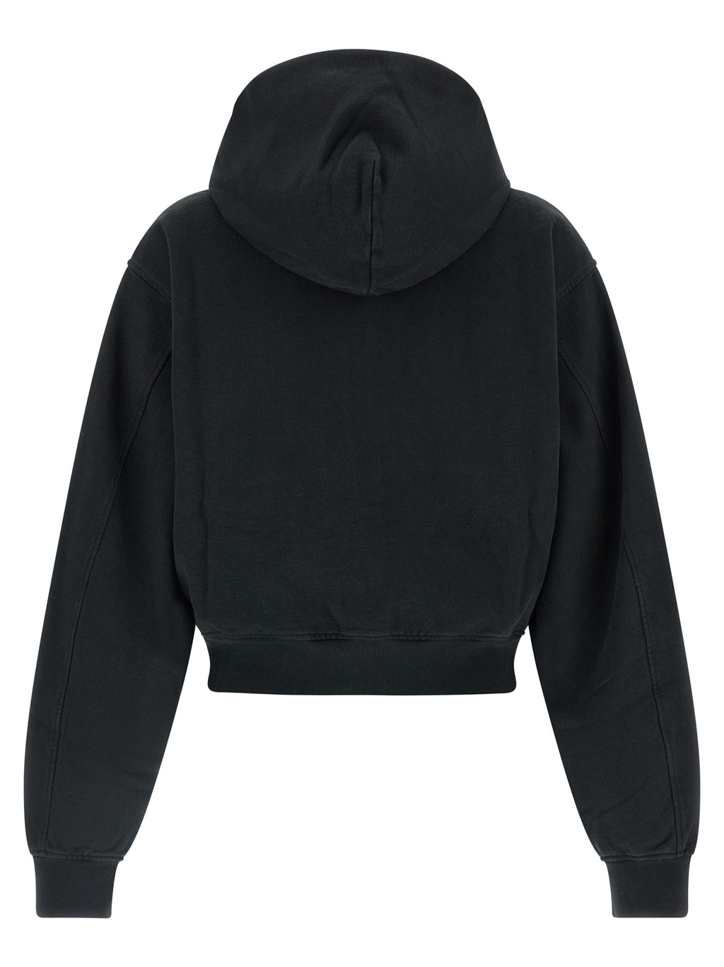 Black Cotton Sweatshirt