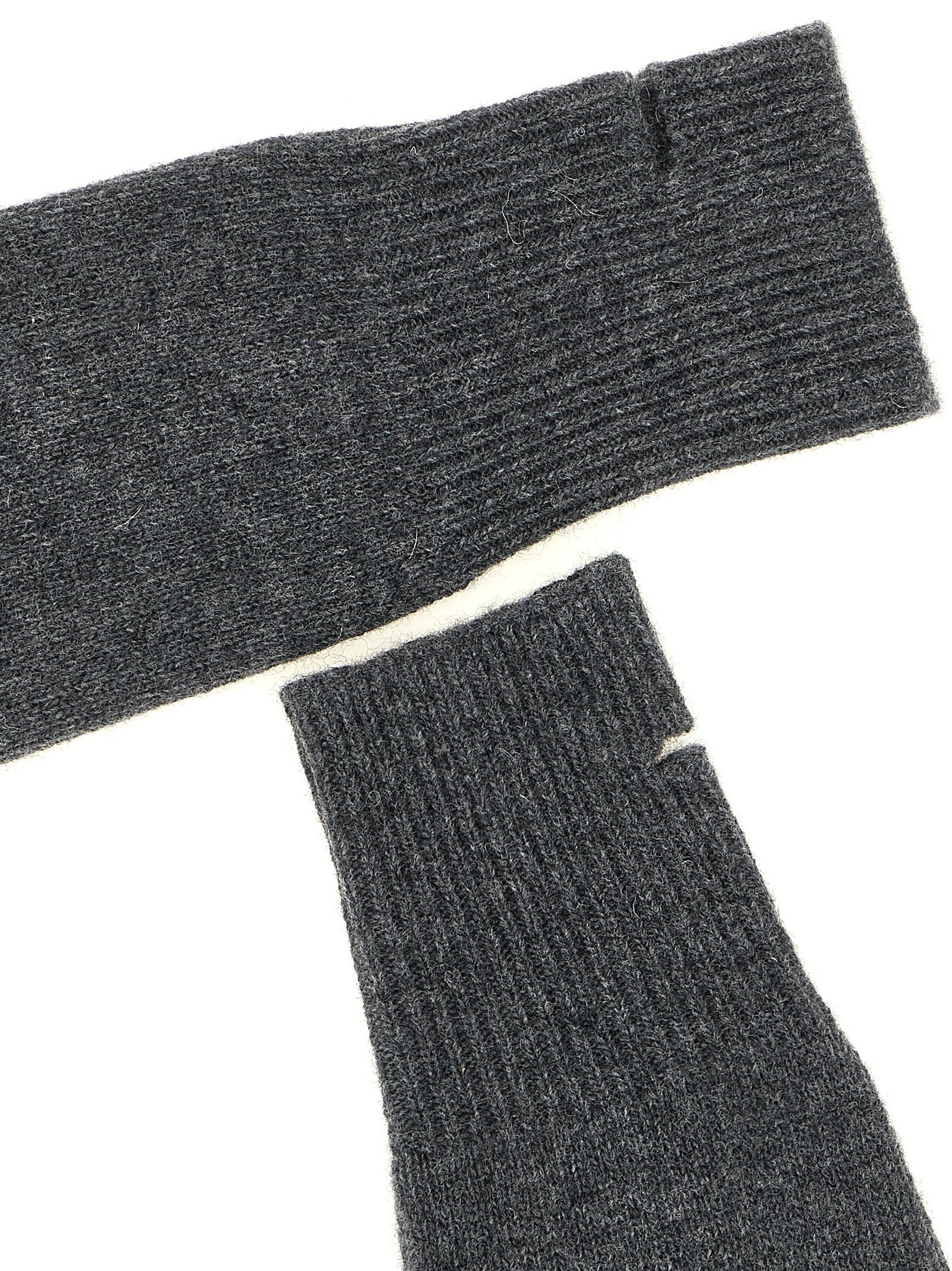 Gray Wool Gloves