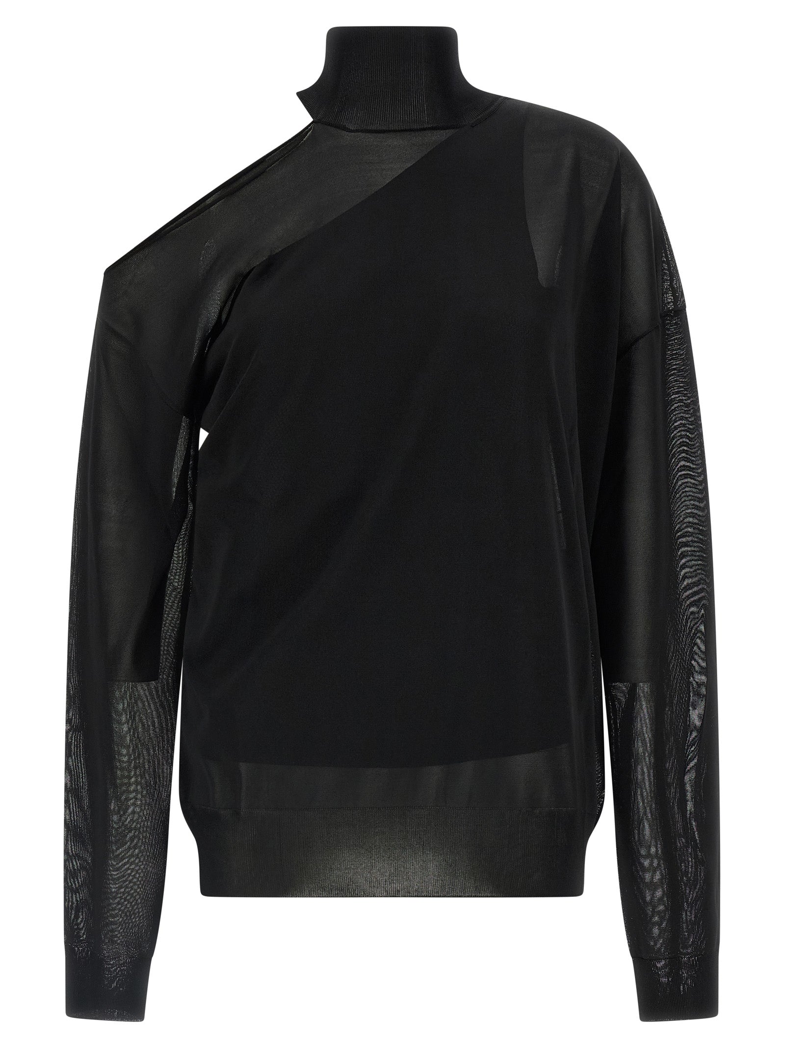 Black Viscose Cardigan