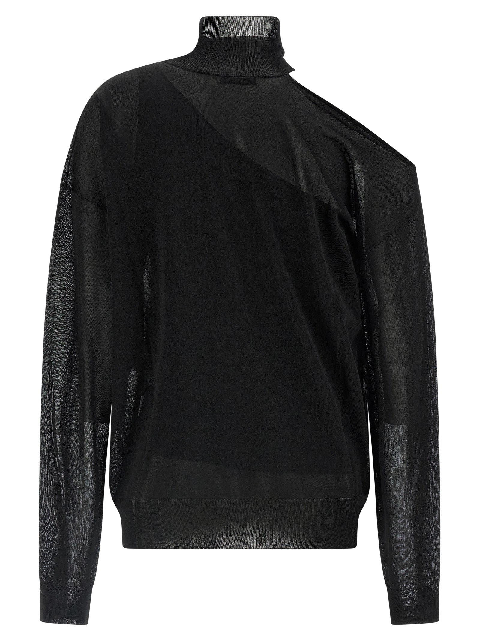 Black Viscose Cardigan