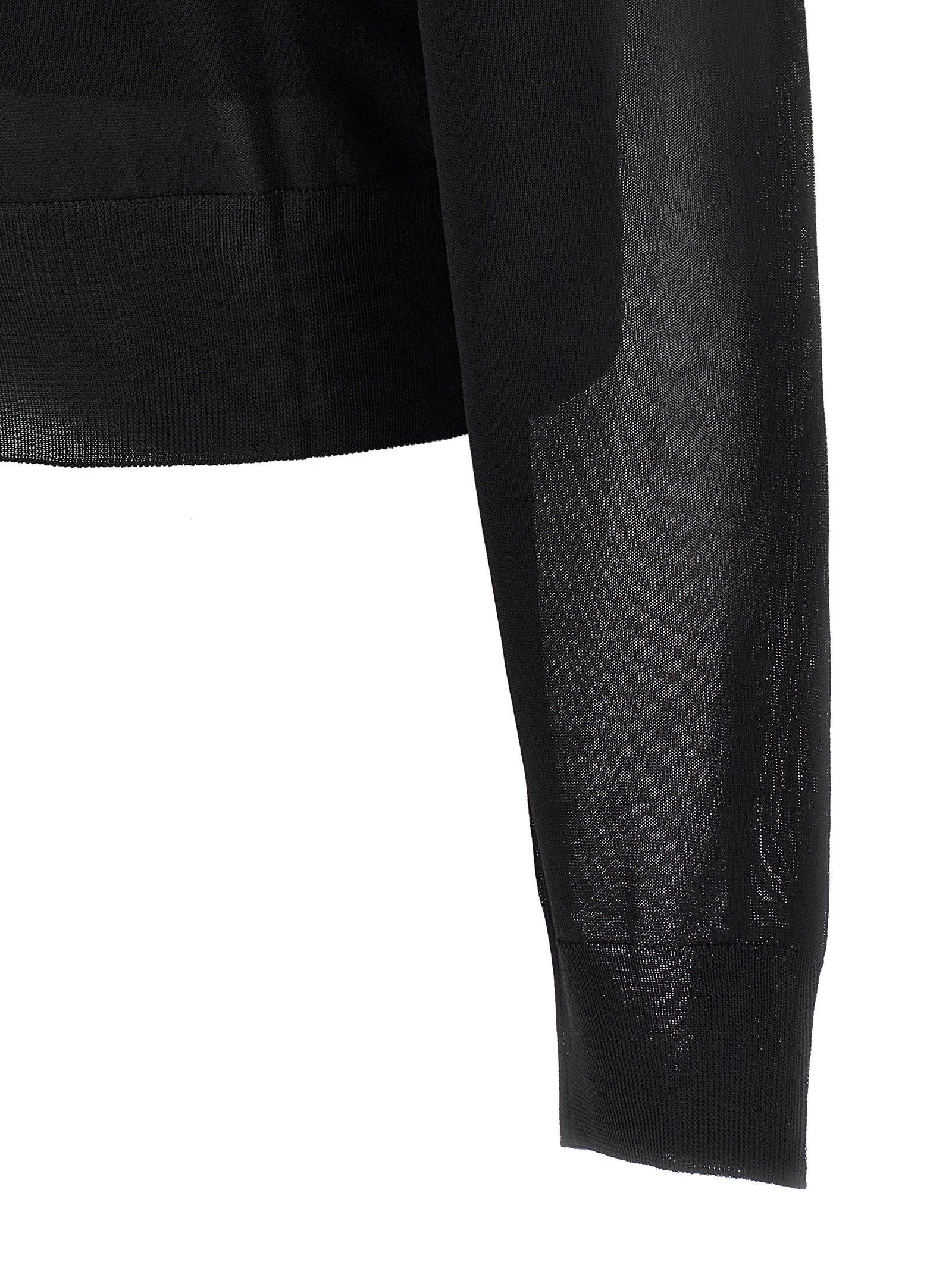 Black Viscose Cardigan