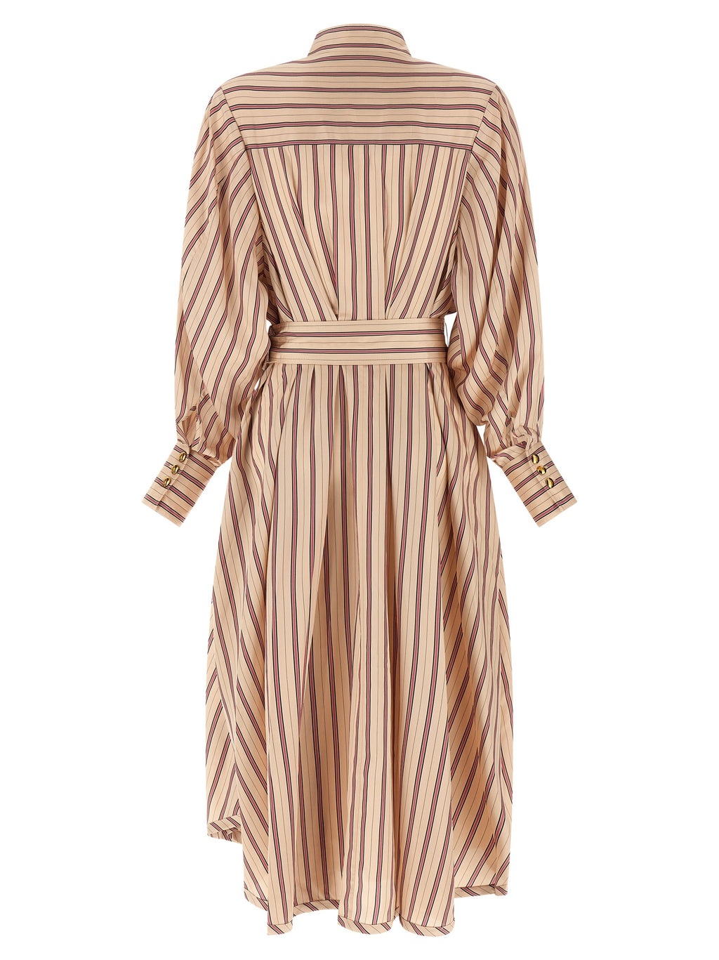 Multicolor Viscose Midi Dress