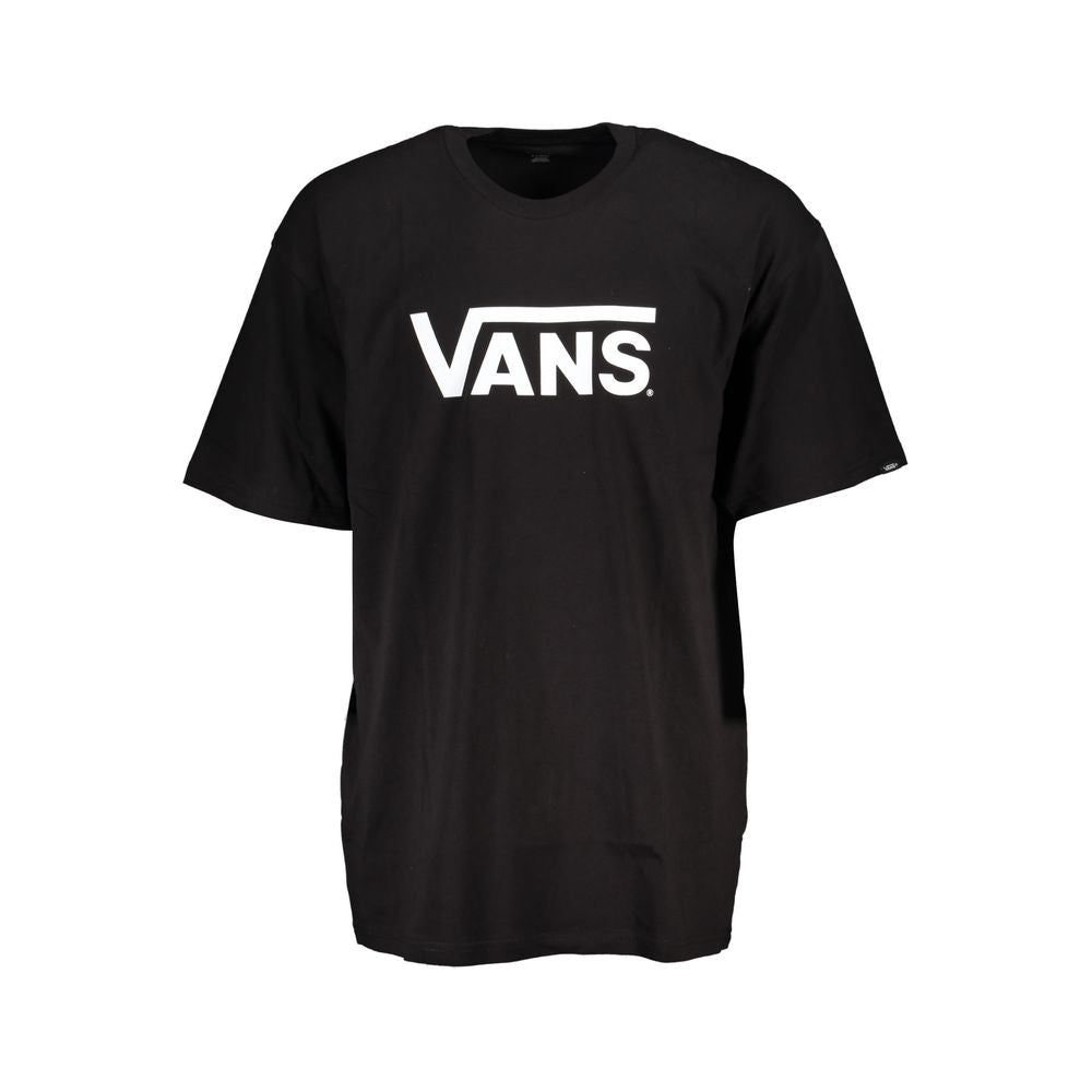 Black Cotton Men's T-Shirt