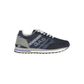 Blue Polyurethane Mens Sneaker
