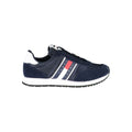 Blue Polyester Men's Sneaker
