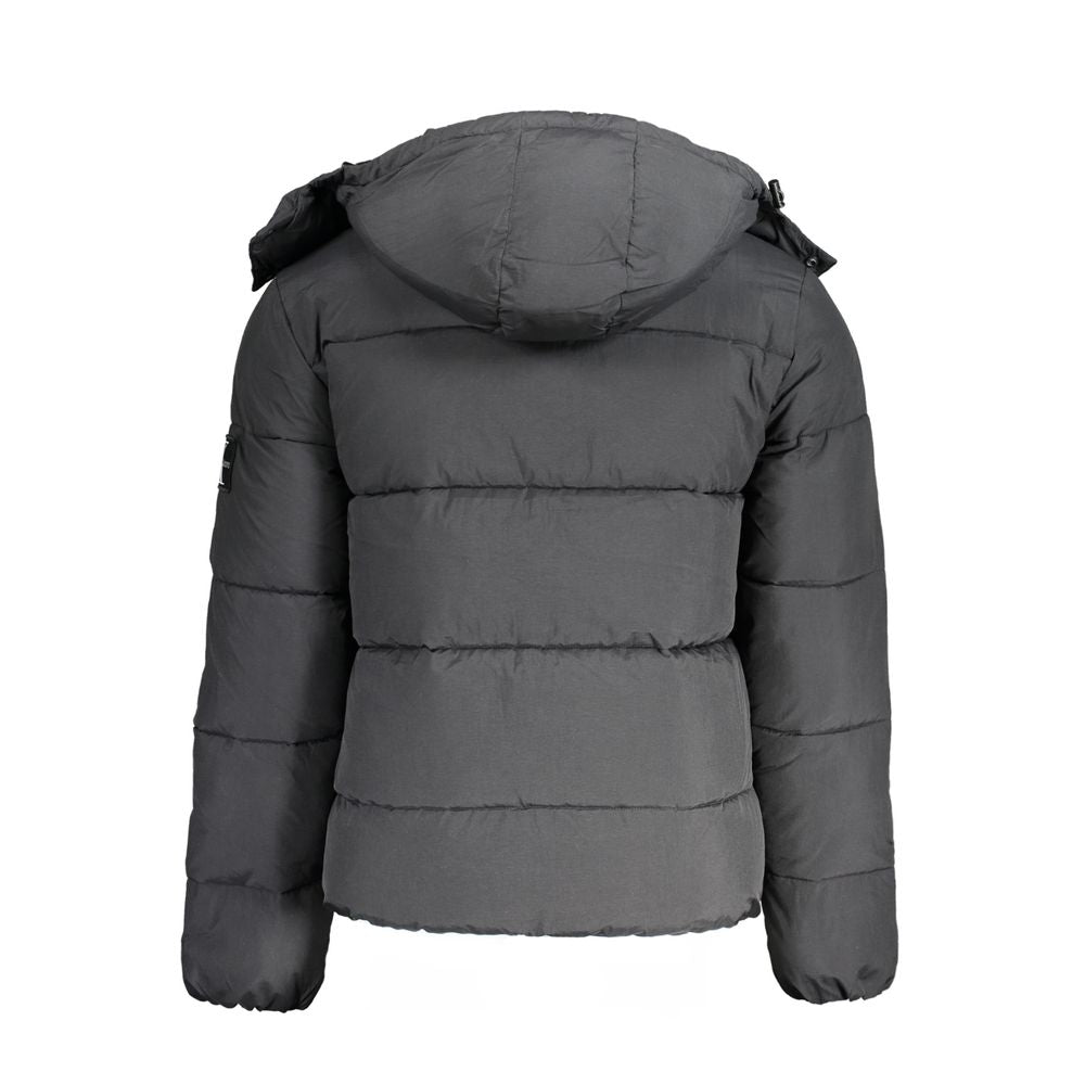 Black Nylon Men's Jacket