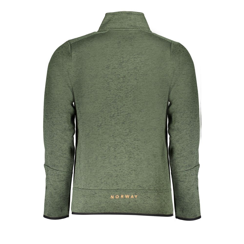 Green Polyester Men's Sweatshirt