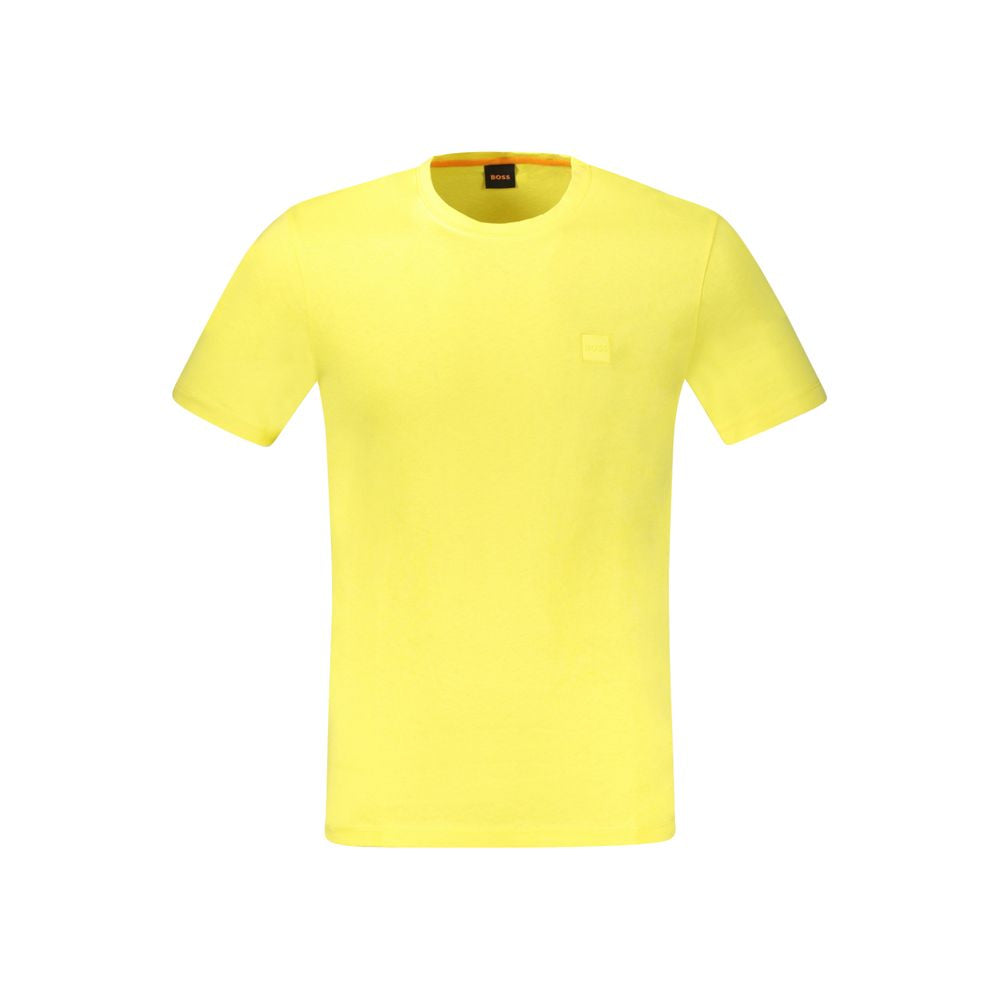 Yellow Cotton Men's T-Shirt