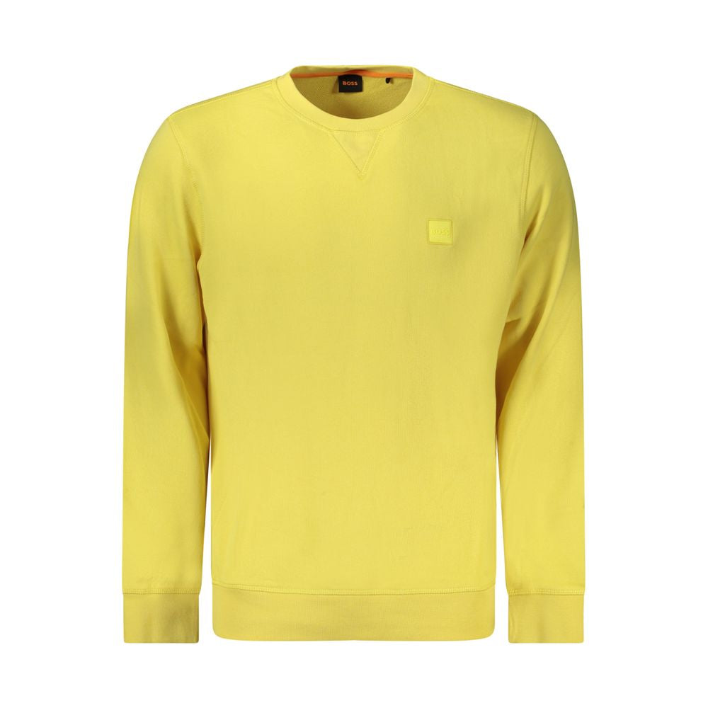 Yellow Cotton Men's Sweatshirt