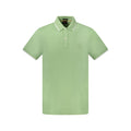 Green Cotton Men's Polo