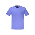Blue Cotton Men's T-Shirt