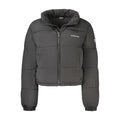 Black Polyester Women Jacket