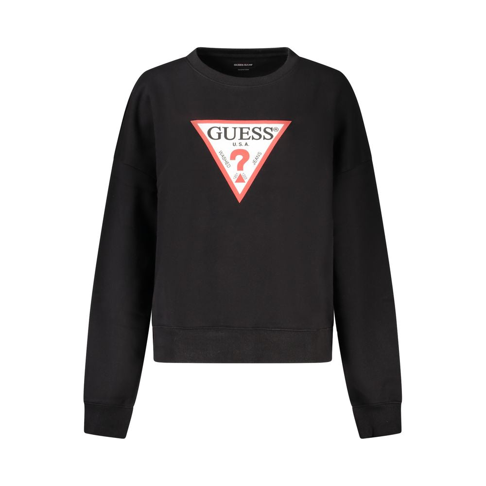 Black Organic Cotton Women Sweatshirt