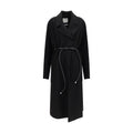 Black Wool Oves Aries Coat