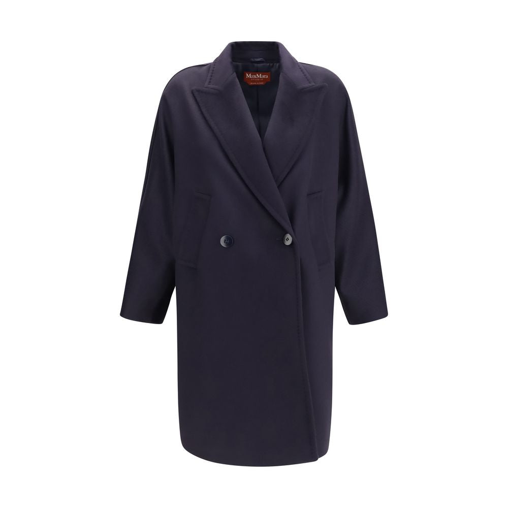 Blue Wool Oves Aries Coat
