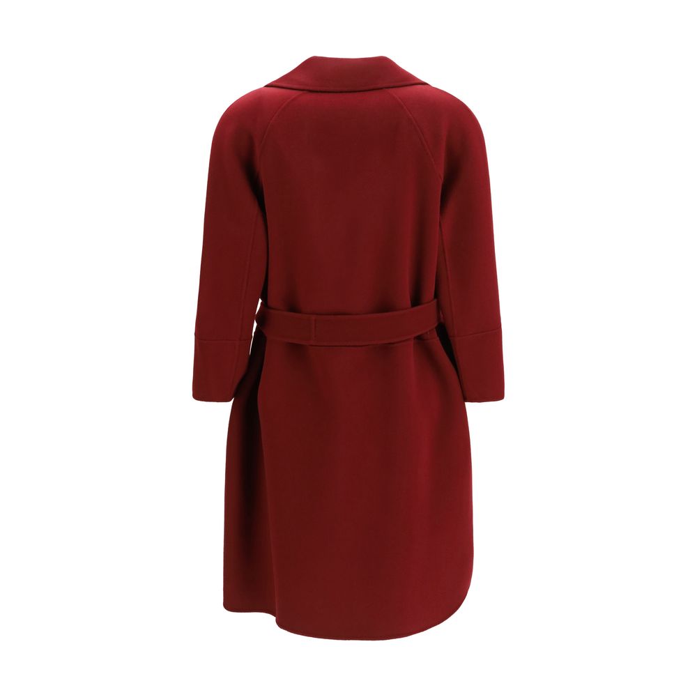 Bordeaux Wool Oves Aries Coat