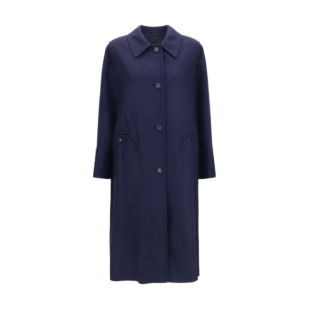 Blue Wool Oves Aries Coat