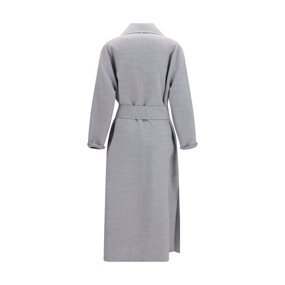 Gray Wool Oves Aries Coat