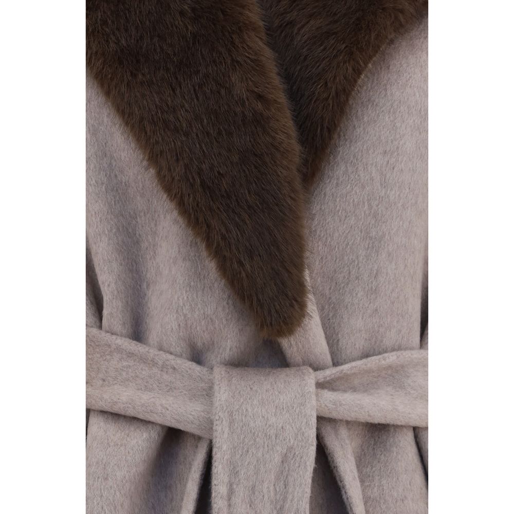 Beige Wool Oves Aries Coat