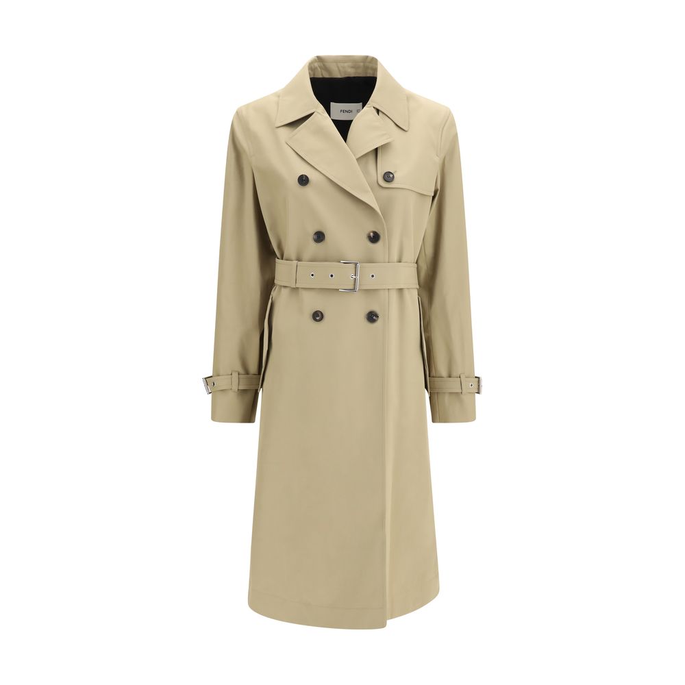 Beige Cotton Coat