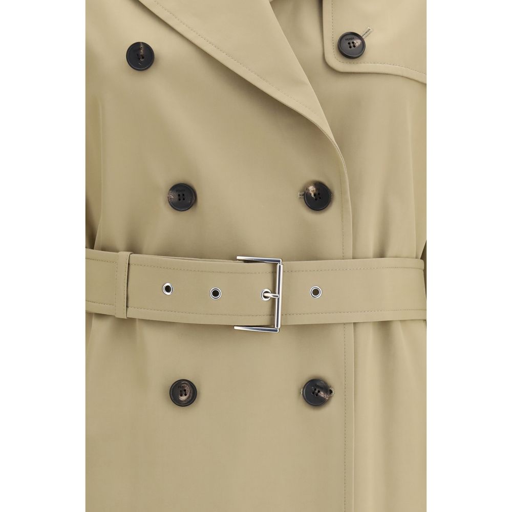 Beige Cotton Coat