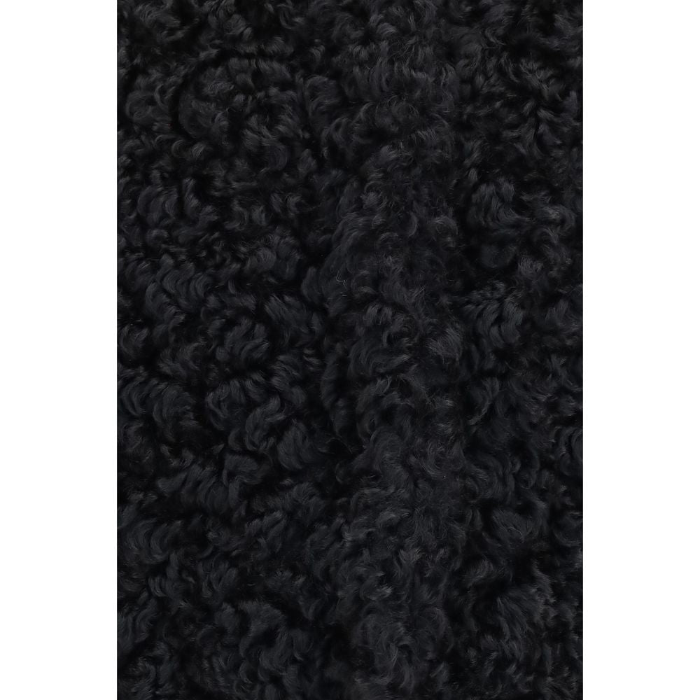Black Polyester Coat