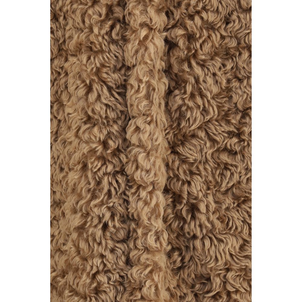 Brown Polyester Coat