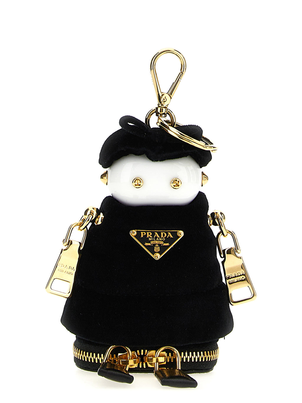 Black Stainless Steel Keychain