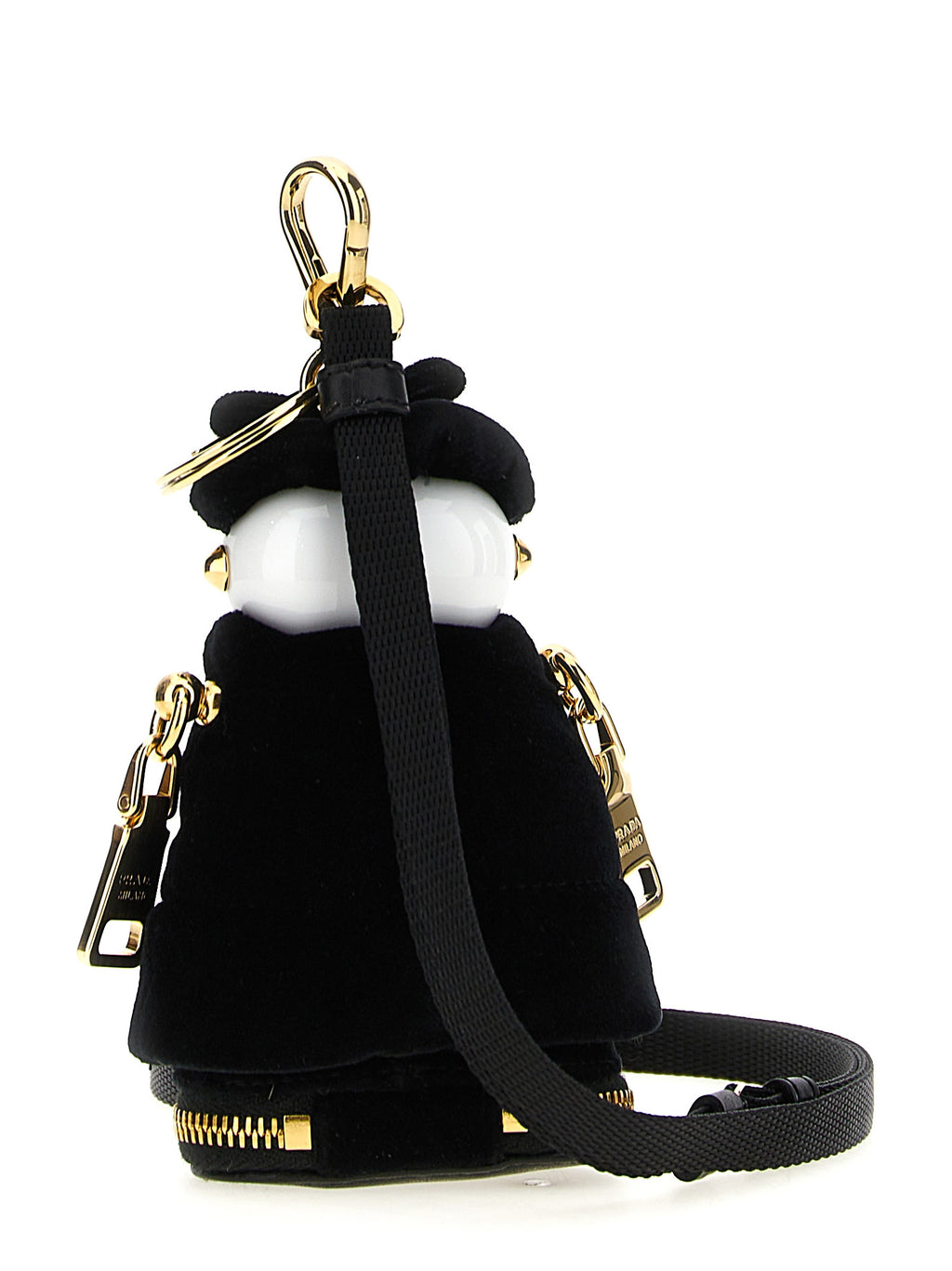 Black Stainless Steel Keychain