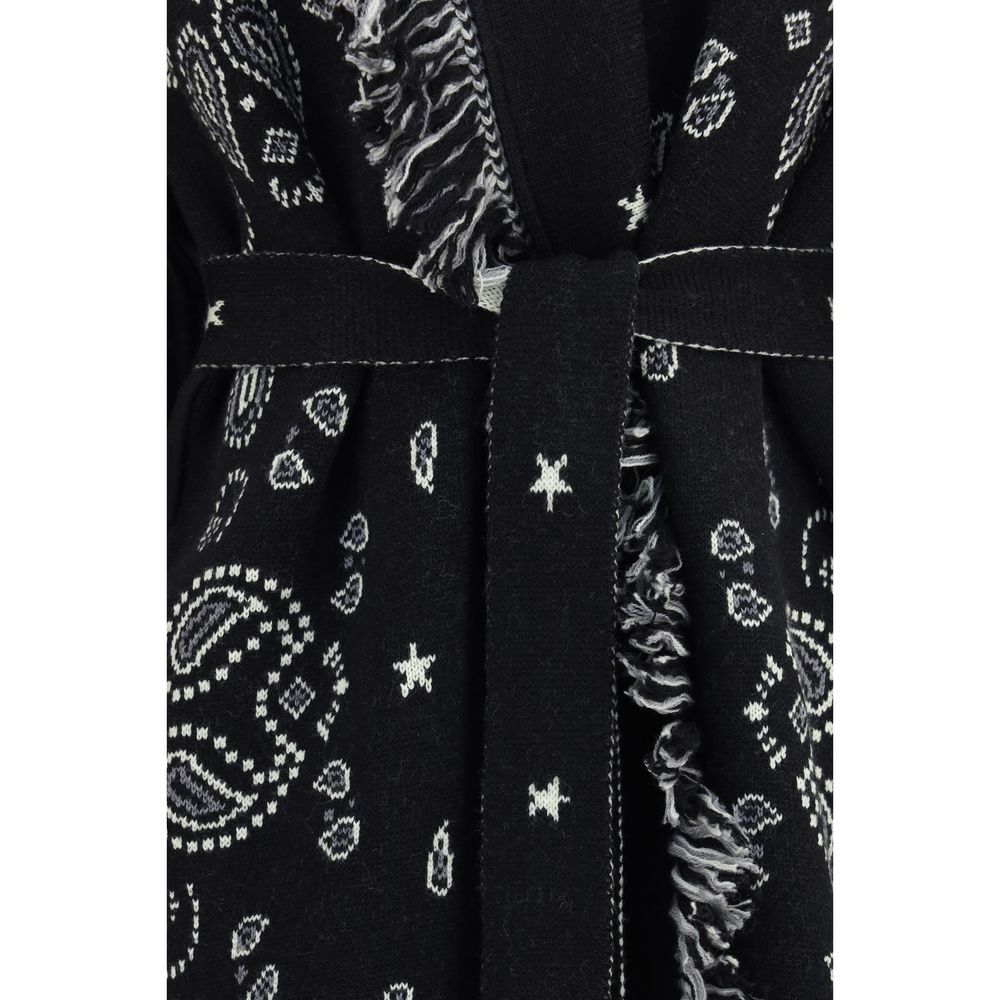 Black Wool Oves Aries Coat