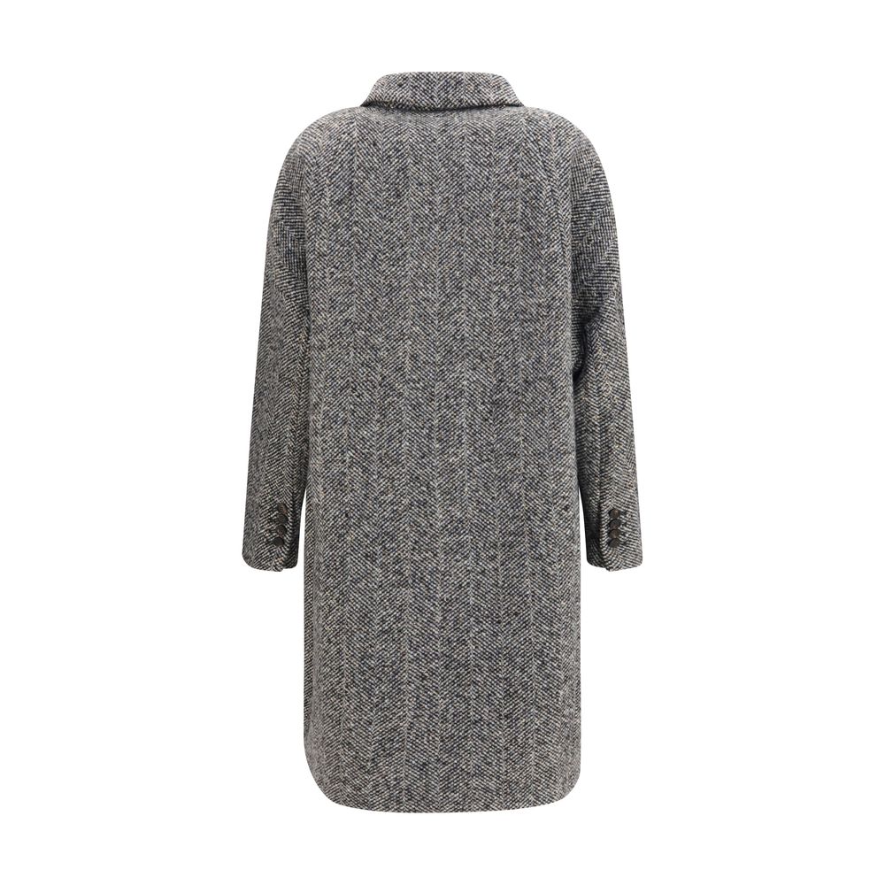 Gray Wool Oves Aries Coat