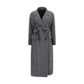 Gray Alpaca Vicugna Pacos Coat