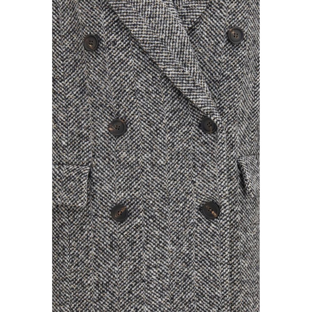 Gray Wool Oves Aries Coat