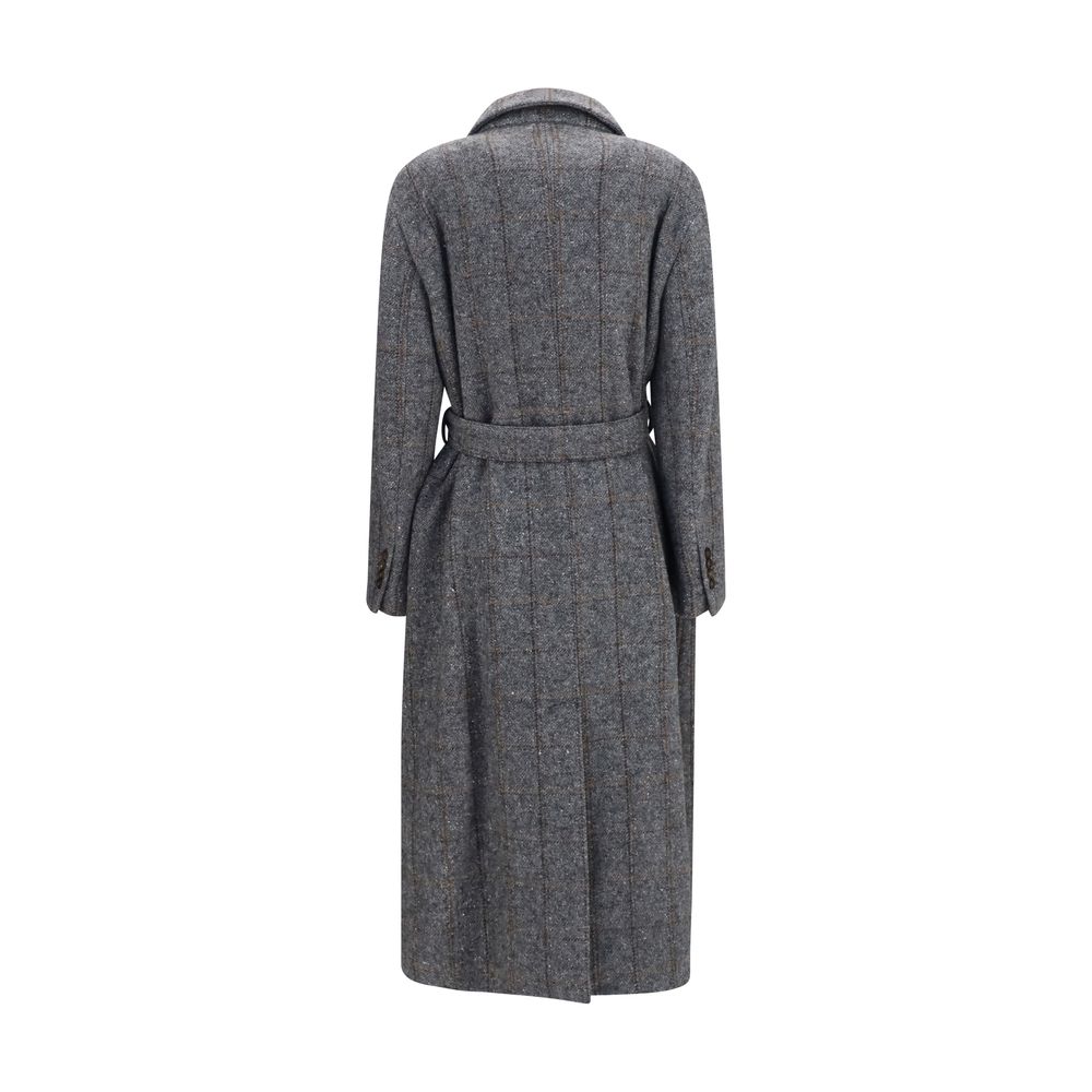 Gray Alpaca Vicugna Pacos Coat