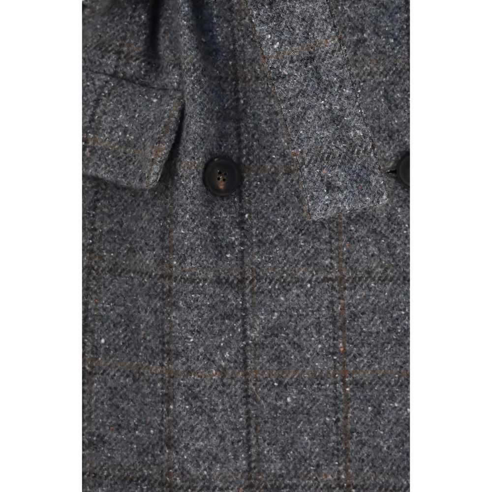 Gray Alpaca Vicugna Pacos Coat